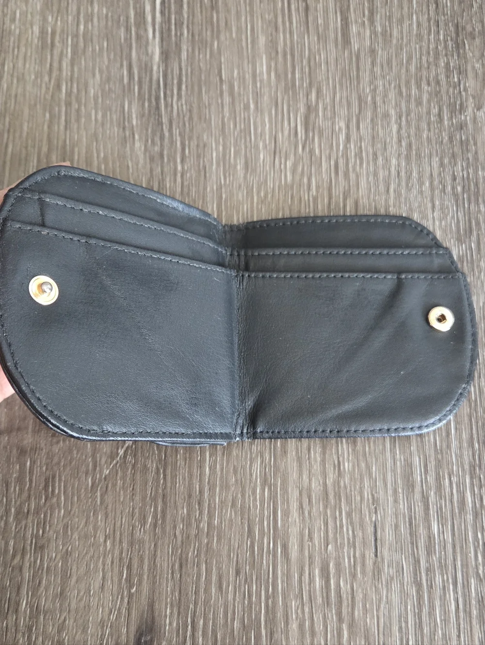 Stone Mountain Black Leather Taxi Wallet